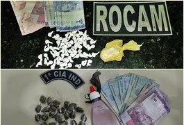 Militares apreendem drogas e dinheiro em São Miguel dos Campos