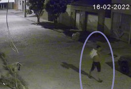 Câmera de segurança ajuda polícia a identificar autor de homicídio em Delmiro Gouveia