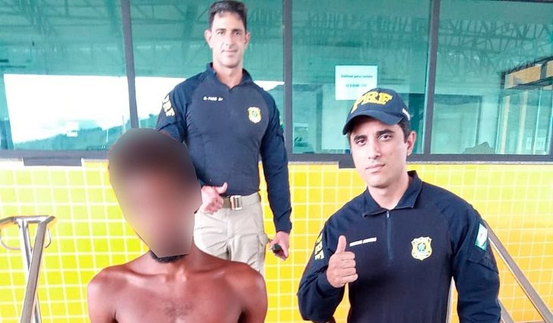 PRF localiza e devolve para família rapaz desaparecido no interior de Alagoas
