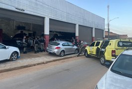 PMAL realiza operação visando coibir a revenda de peças de automóveis de origem desconhecida