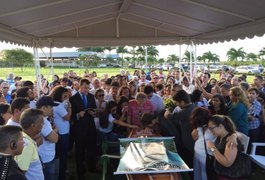 Dor e muita comoção marcam o último adeus a Abinael Saldanha