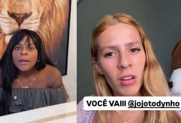 Jojo Todynho desiste de briga com influenciadora, que ameaça ir à casa dela para 'acerto de contas': 'Você tá com medo?'