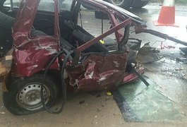 Acidente deixa mortos e feridos na BR-101, na cidade de Messias