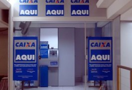 Homens armados invadem agência do Caixa Aqui e levam R$ 7 mil