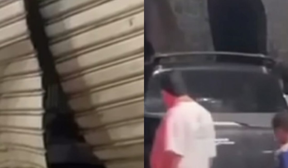 Santana do Mundaú: Caminhonete de padre atinge estabelecimento comercial e danifica portas