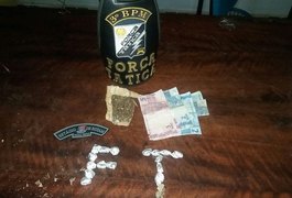 Força Tática captura suspeito com entorpecentes no bairro Planalto, em Arapiraca