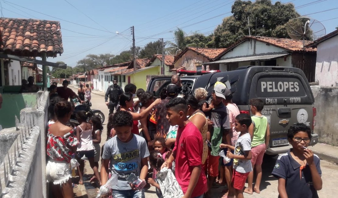 Polícia Militar realiza ações do dia das crianças em Unidades Operacionais da capital e interior