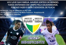 Amigos do Reynaldo x Amigos do Valdívia jogo beneficente será dia 26/12