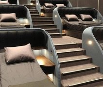 Tentando seduzir clientela, Suíça lança sala de cinema só com camas de casal