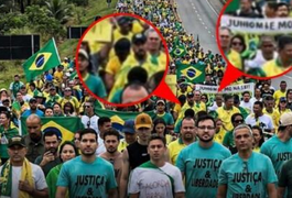 Foto de multidão com Nikolas Ferreira em caminhada de Minas a Brasília foi gerada por IA