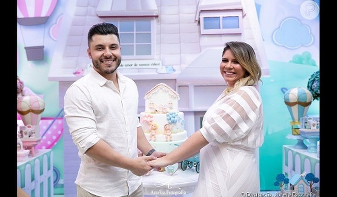 Marília Mendonça dá à luz Léo: 'Ele é lindo'