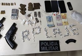 Inquilino que escondia drogas e armas de fogo em residência é preso na Zona da Mata
