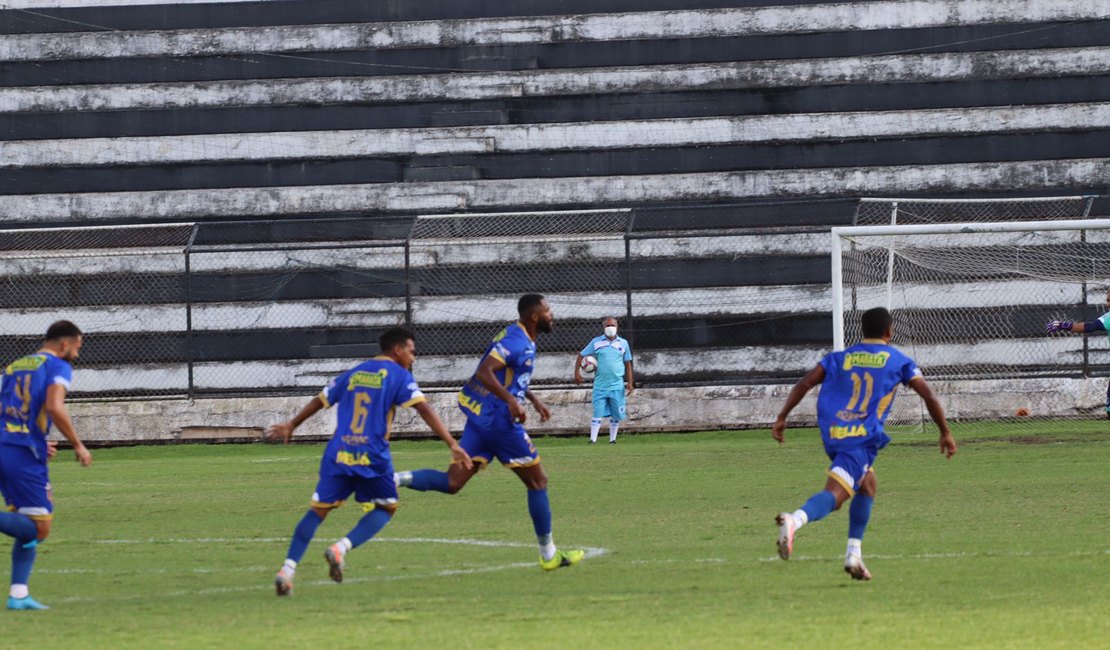 Cruzeiro de Arapiraca vence o Dimensão Saúde por 3 a 0 pela Série B do Alagoano