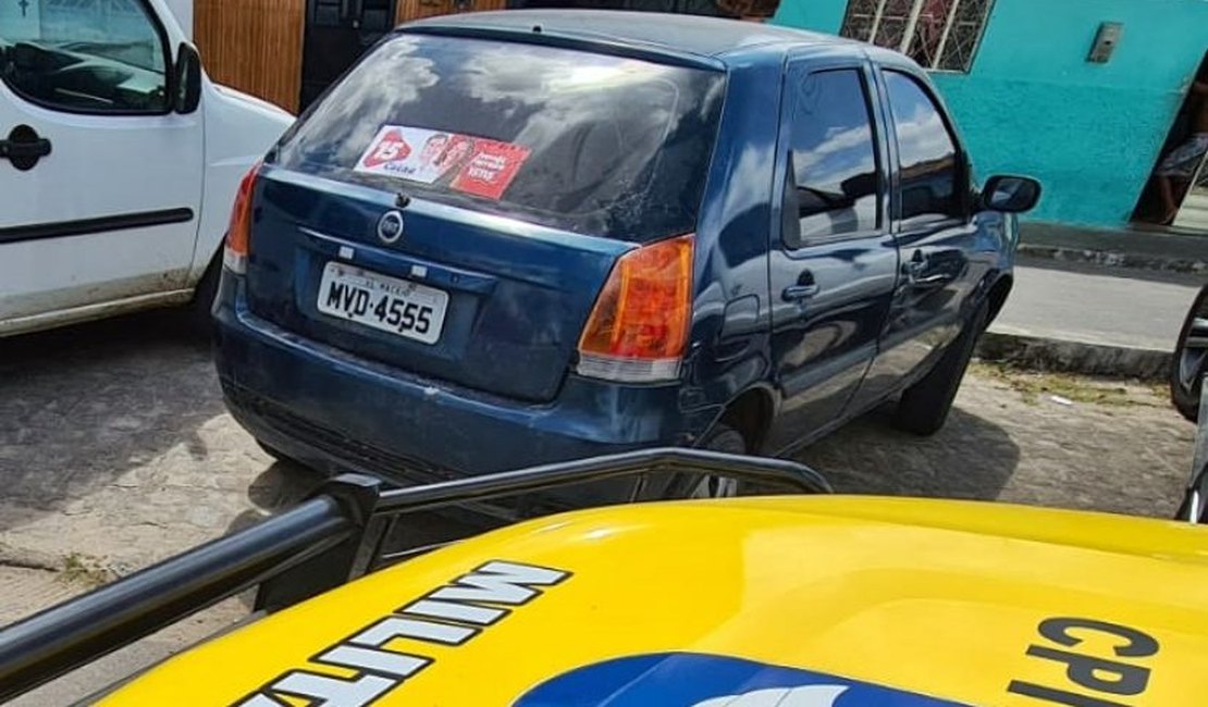 BPRv recupera veículo com queixa de roubo na zona rural de Boca da Mata