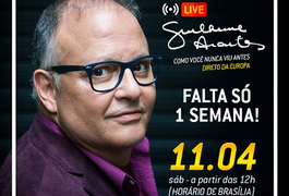 No estilo voz e piano, Guilherme Arantes faz live neste sábado, a partir das 12h