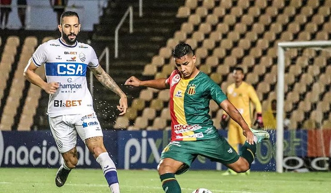 CSA perde para o Sampaio Corrêa e completa seis rodadas sem vencer na Série B