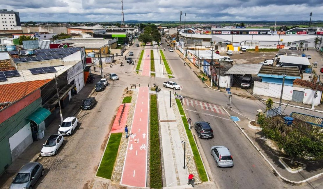 Ciclovia transforma paisagem e o futuro da mobilidade em Arapiraca