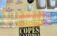 Drogas, armas e dinheiro apreendidos em Ação no Sertão de Alagoas