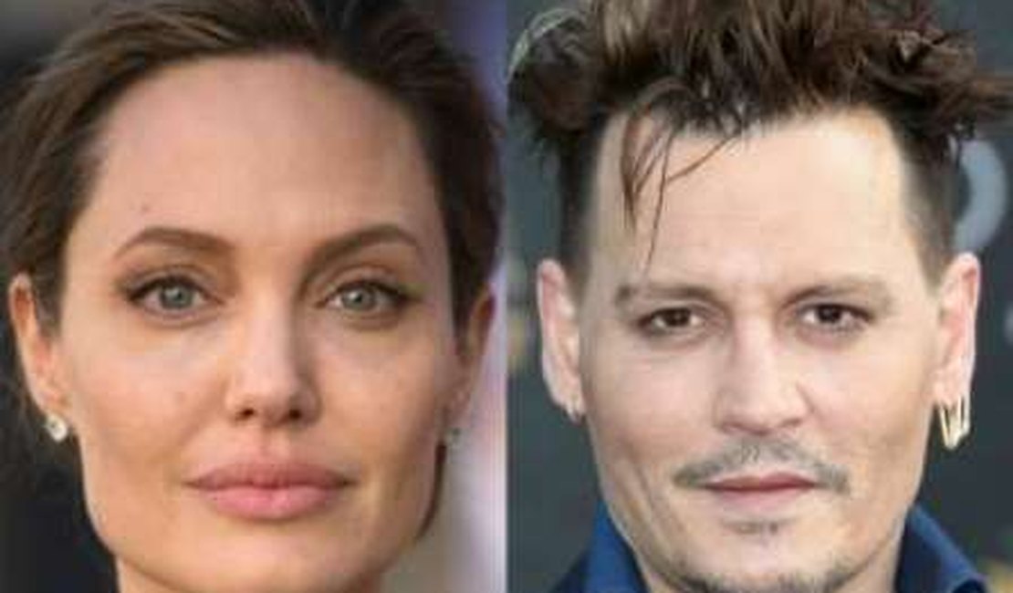 Angelina Jolie e Johnny Depp estariam vivendo um romance, afirma tabloide