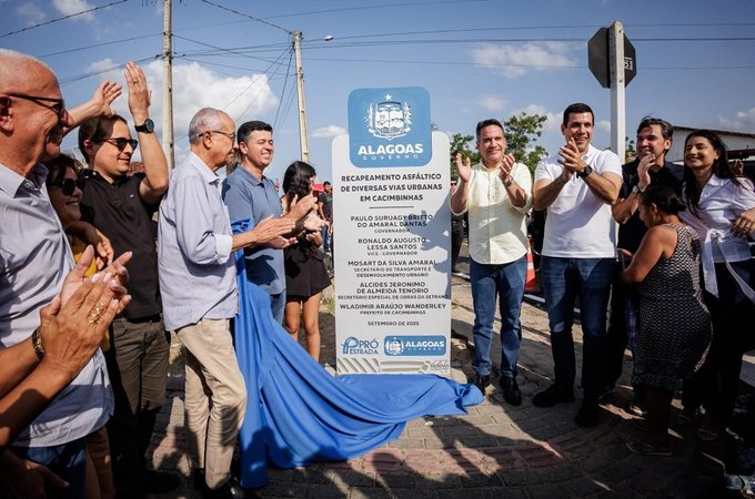Paulo Dantas entrega três quilômetros de pavimentação urbana em Cacimbinhas