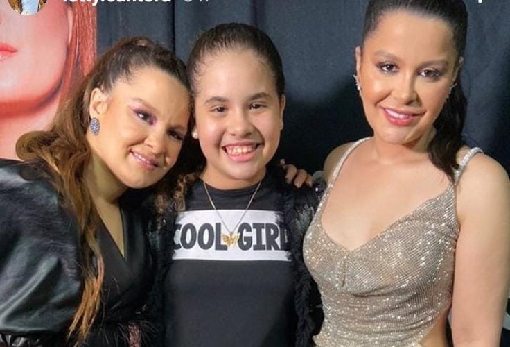 Arapiraquense Letty realiza sonho e canta com Maiara & Maraísa, em Maceió