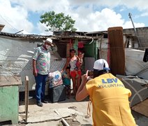 Famílias vulneráveis de Arapiraca e Taquarana serão assistidas pela LBV