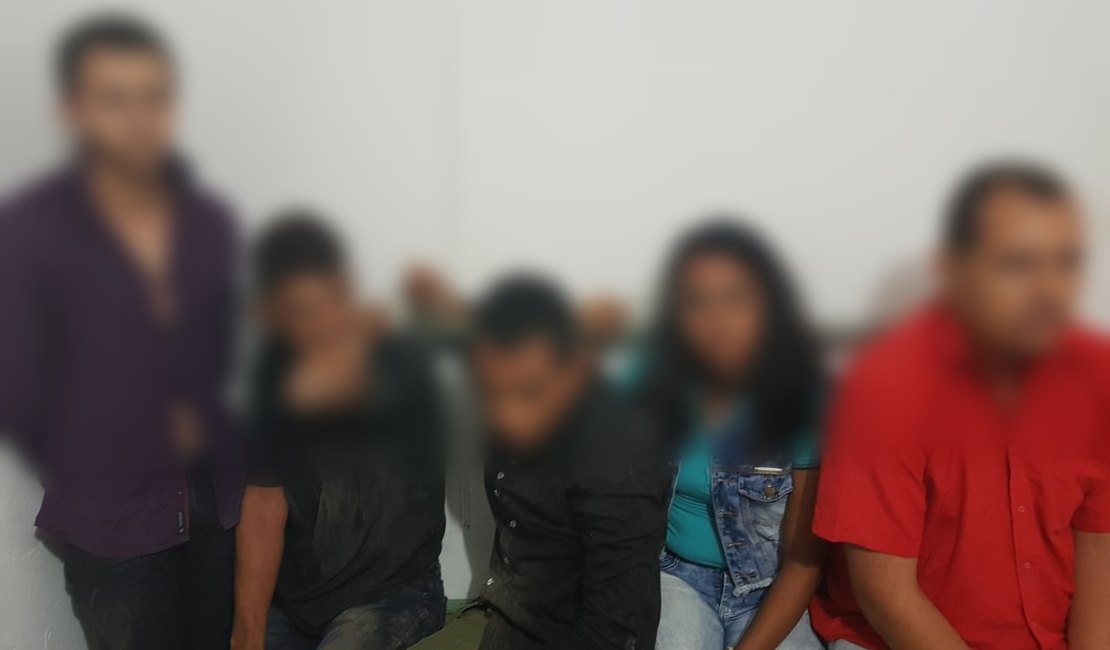 Cinco pessoas são detidas suspeitas de assaltos em Taquarana