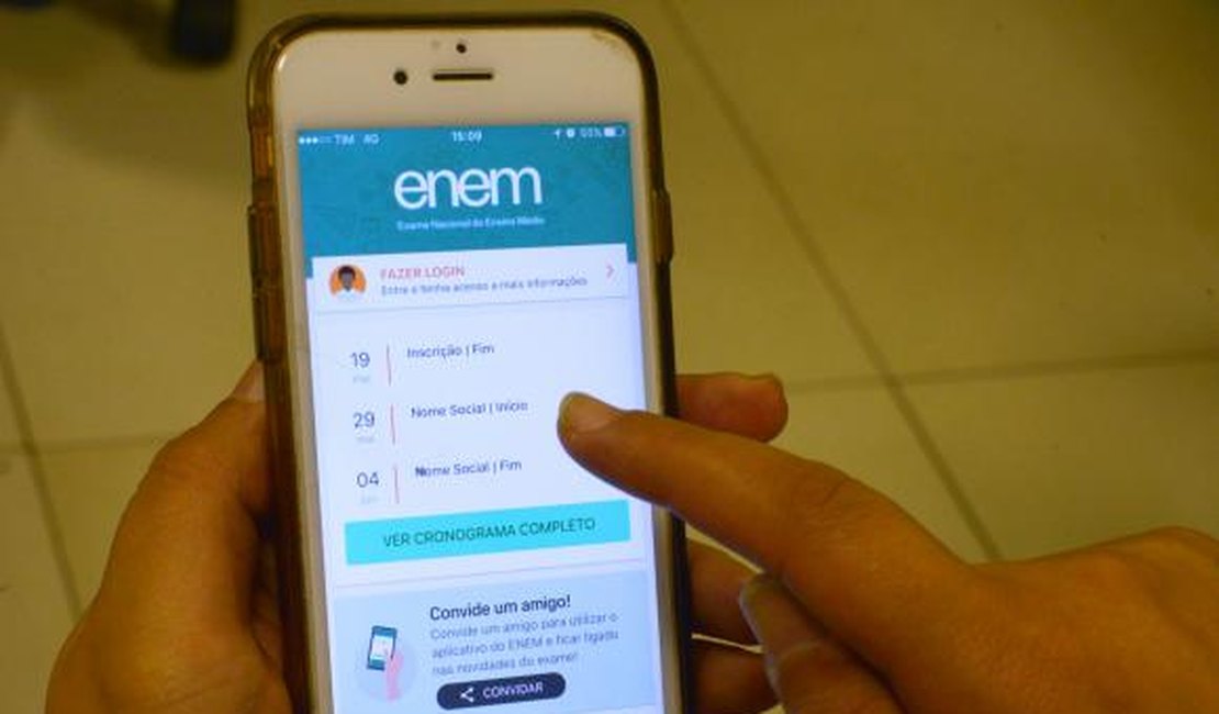 Estudantes já podem baixar o aplicativo do Enem