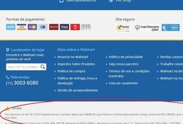 Walmart erra preço e cancela compras feitas pela internet