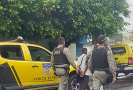 Homem é detido após assaltar casal de idosos no centro de Arapiraca