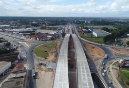 Pavimentação do Viaduto da PRF em Maceió está na fase final