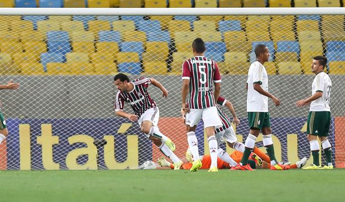No Maracanã, Fluminense vence e afunda Palmeiras