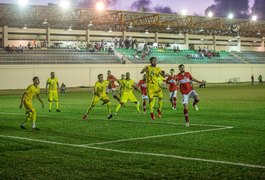No Estádio da UFAL, CRB bate Aliança por 1 a 0 no jogo de ida da semifinal do Alagoano