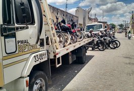 Operação recolhe quinze veículos e autua 35 condutores em Arapiraca