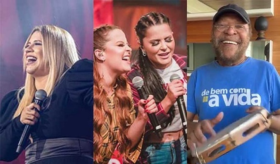 Confira as lives que prometem esquentar este domingo chuvoso