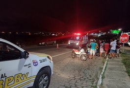 Conversão termina com dois motociclistas feridos em trecho da AL-115, em Arapiraca
