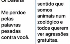 Marçal teria enviado mensagem de pedido de desculpas para Datena