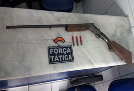 Polícia apreendeu uma arma de fogo na cidade de Marechal Deodoro