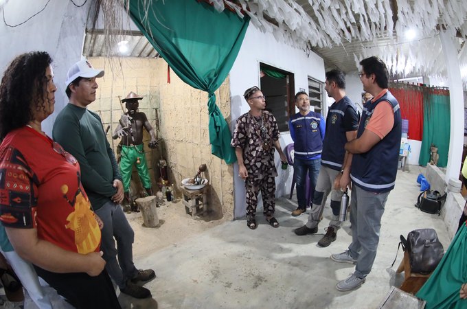 FPI do Rio São Francisco visita Casa de Culto n’zo Maza Kokueto, em São Sebastião