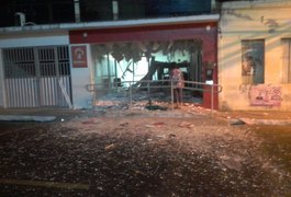 Quadrilha explode agência bancária em Igaci, na madrugada desta sexta (24)