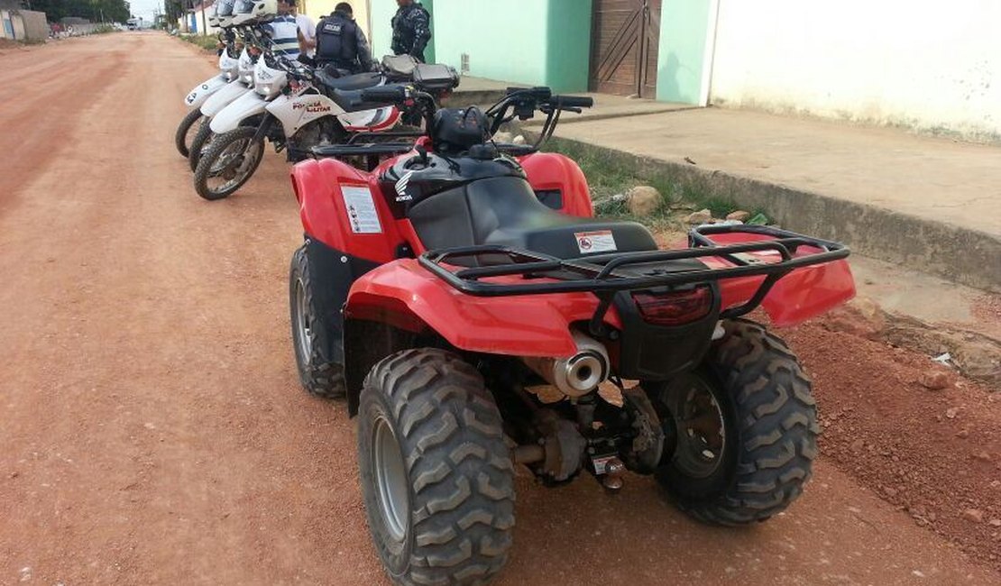 Menor é flagrado conduzindo quadriciclo em Arapiraca