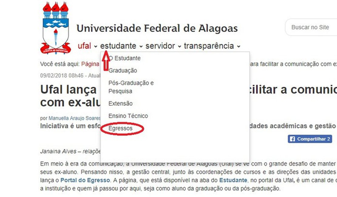 Ufal lança Portal do Egresso para facilitar a comunicação com ex-alunos