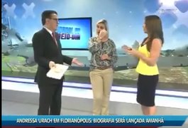 Andressa Urach chora após ser chamada de 'sem vergonha' por apresentador grosseiro