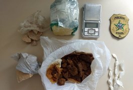 Polícia apreende drogas e prende irmãos suspeitos de chefiar tráfico no interior