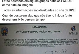 Comissão desmente boatos de cancelamento do concurso da PM de Pernambuco