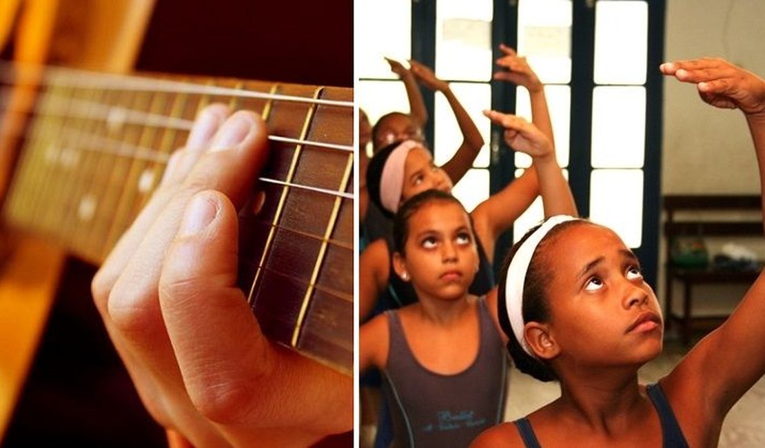 Cursos gratuitos: Secult 800 vagas para aulas de violão, teatro, dança, capoeira, balé entre outros