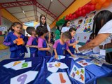 Creche CRIA promove Circuito Matemático com jogos, desafios e participação das famílias