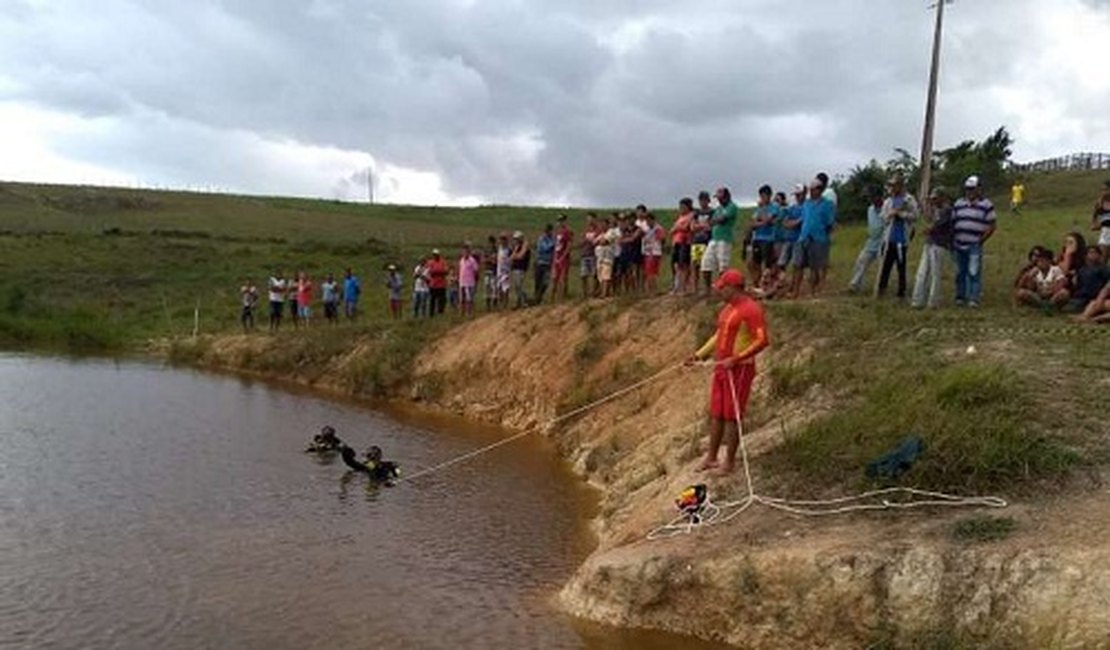 Corpo de homem que se afogou é localizado pelos Bombeiros em barragem no Agreste