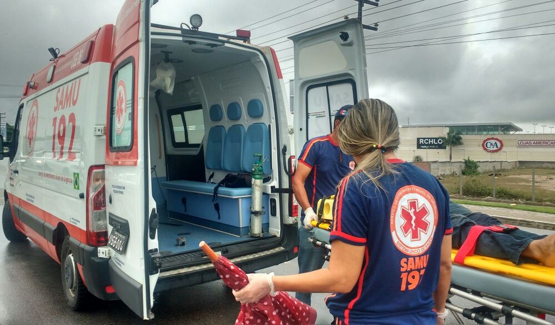 Homem se atrapalha e acaba sendo atropelado na AL 220, em Arapiraca