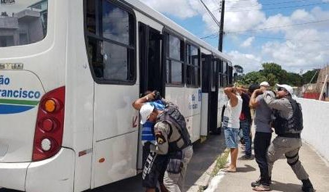 Fevereiro registra menor número de assaltos a ônibus da série histórica em Maceió